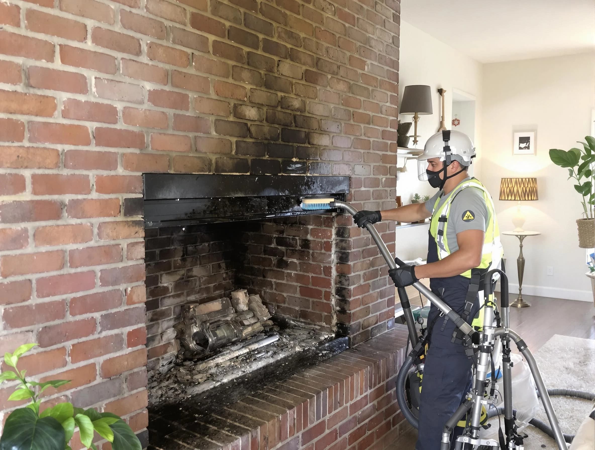 Baldwin Chimney Sweep providing fireplace cleaning services in Baldwin, PA