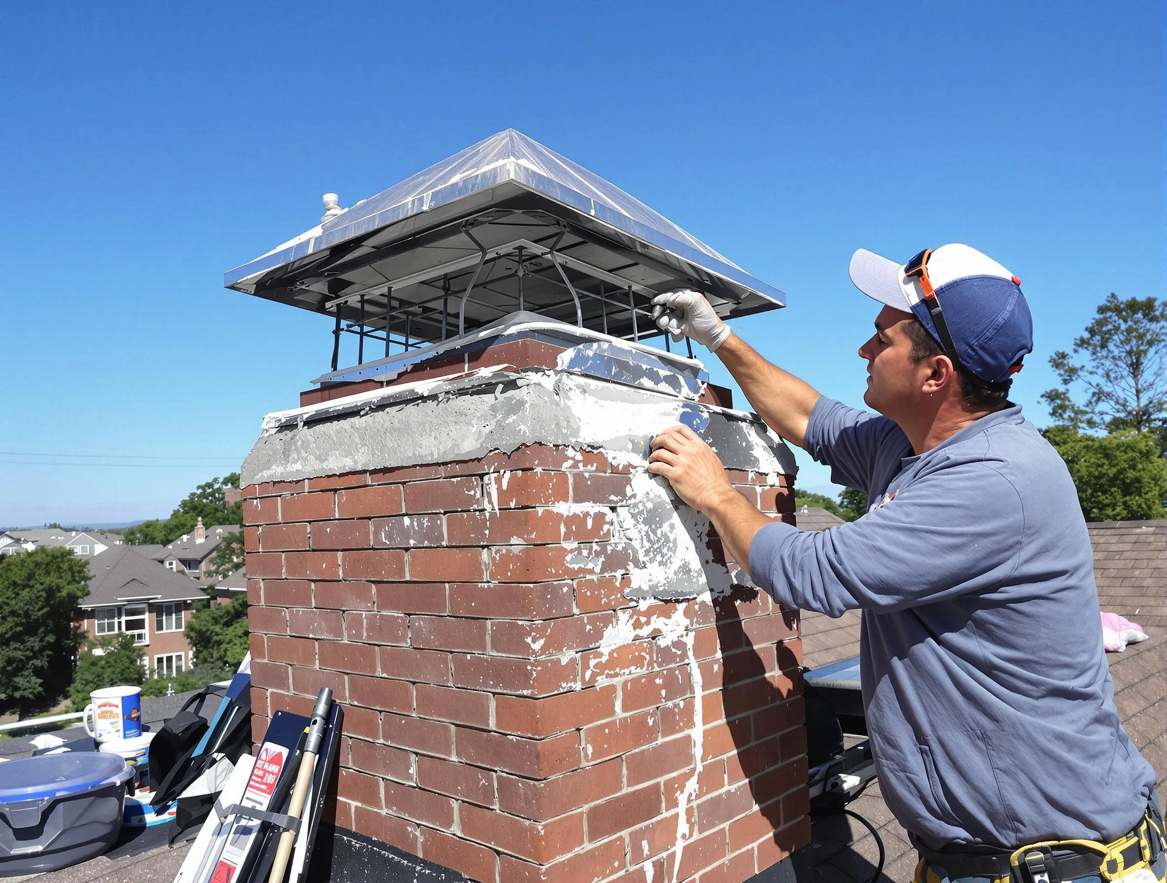 Chimney Crown Services in Baldwin
