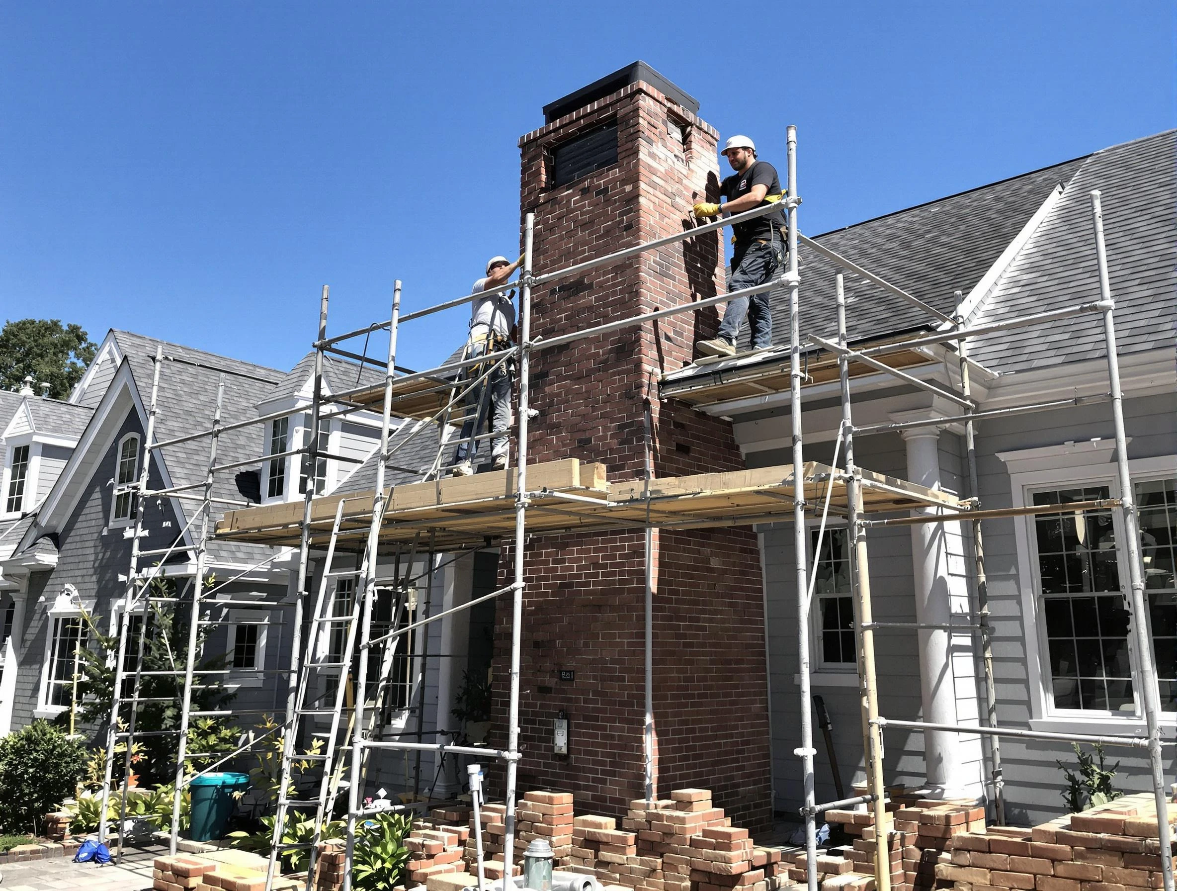 Chimney Rebuilding in Baldwin