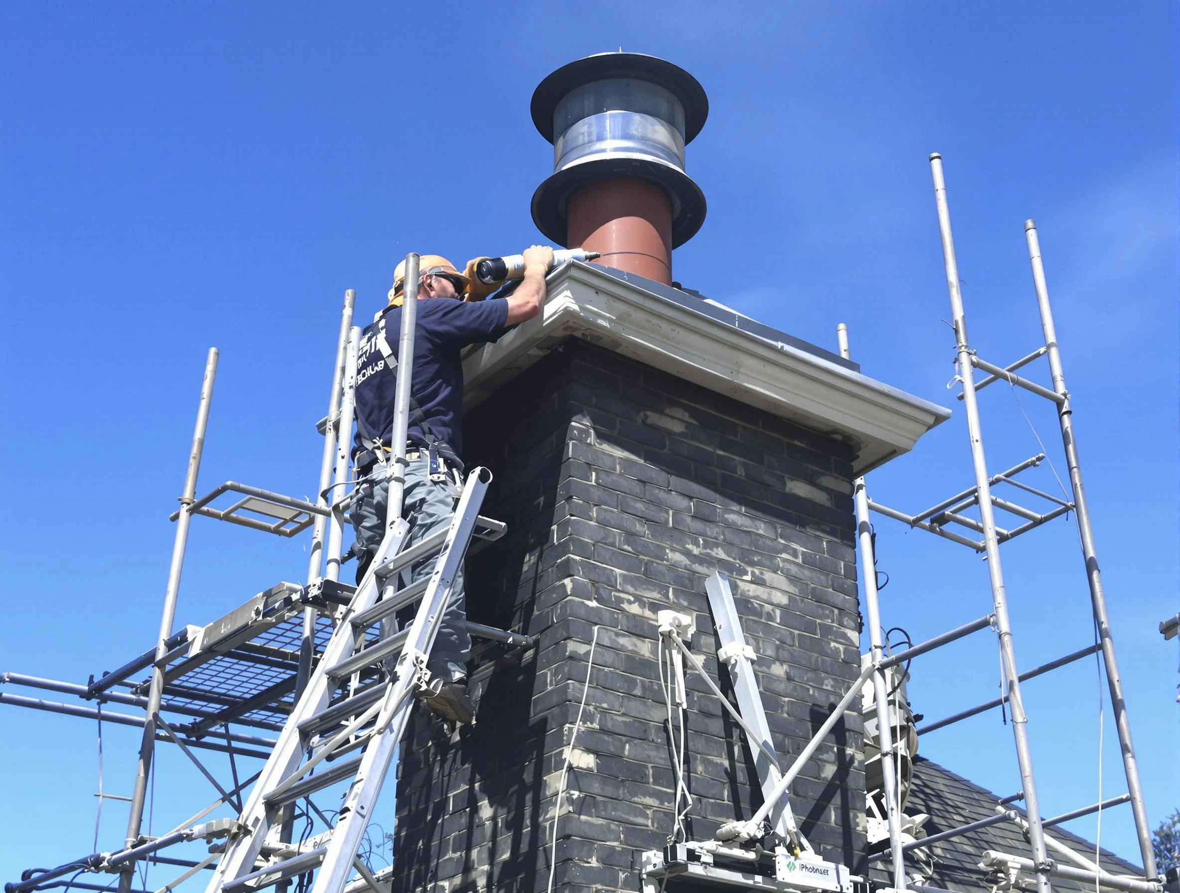 Sturdy chimney crown finished by Baldwin Chimney Sweep in Baldwin, PA