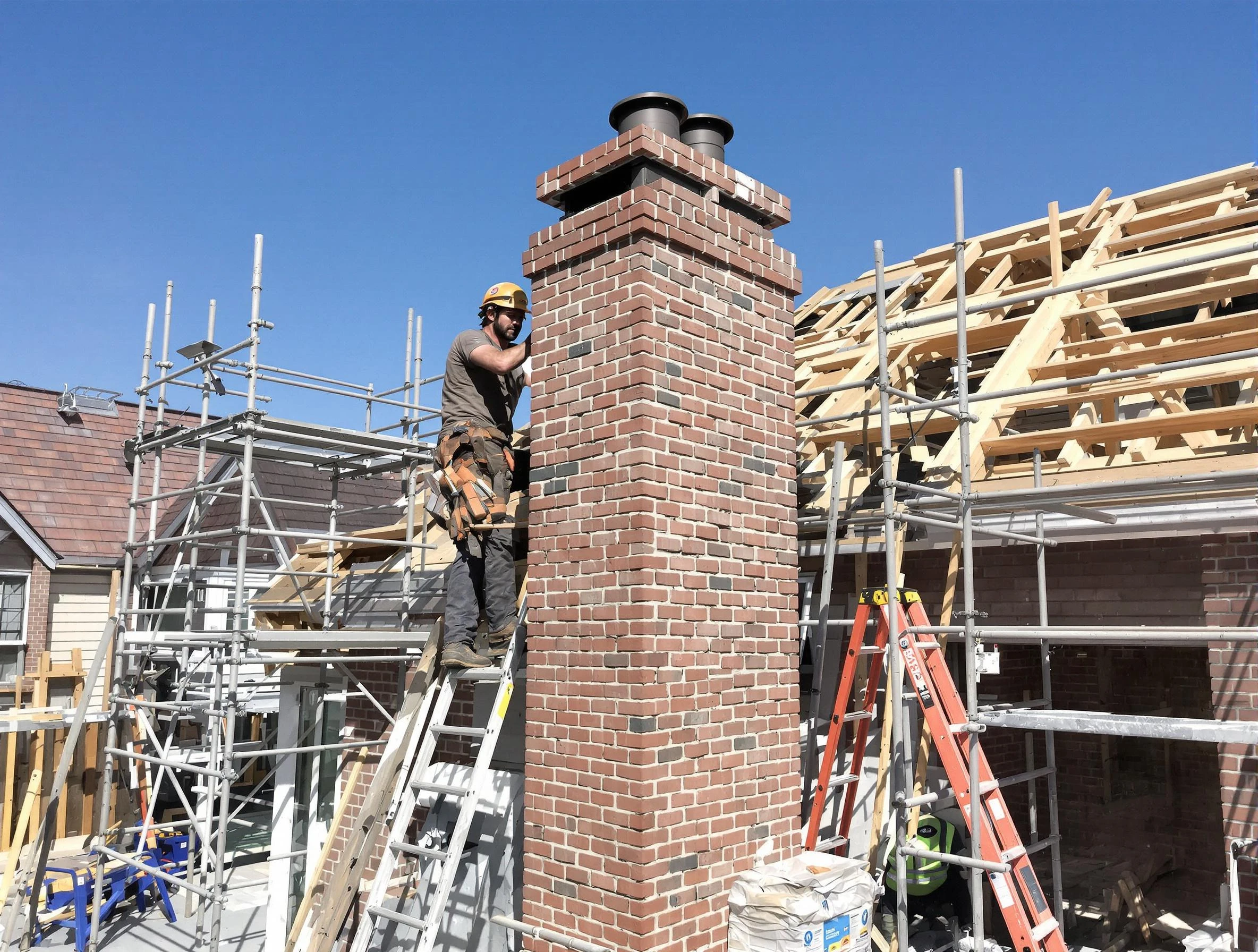 New chimney installation completed by Baldwin Chimney Sweep in Baldwin, PA